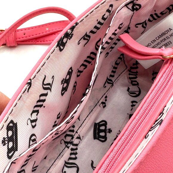 Juicy Couture Pink Quilted Women's Handbag NWT - Picture 6 of 6